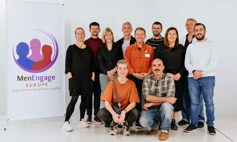 A photo of the new Steering Committee of MenEngage Europe